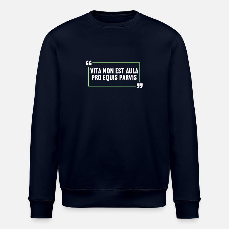 Lateinisch Lustiger Latein Spruch - Stanley/Stella Unisex Bio-Sweatshirt ROLLER - Navy