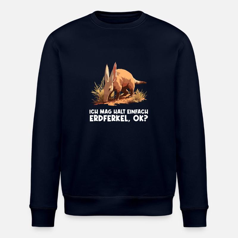 Erdferkeln Erdferkel - Stanley/Stella Unisex Bio-Sweatshirt ROLLER - Navy