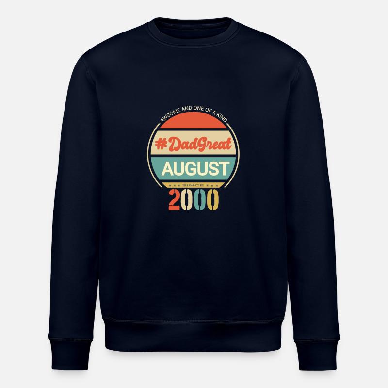 Papa grand août 2000 - Sweat bio ROLLER Stanley/Stella Unisexe - marine