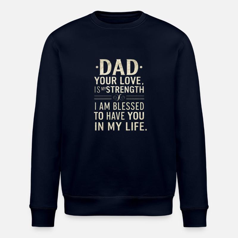 J’AIME PAPA - Sweat bio ROLLER Stanley/Stella Unisexe - marine