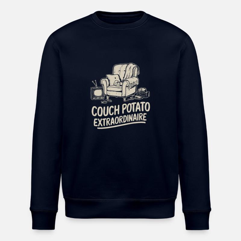 COUCH POTATO DER EXTRAKLASSE - Stanley/Stella Unisex Bio-Sweatshirt ROLLER - Navy