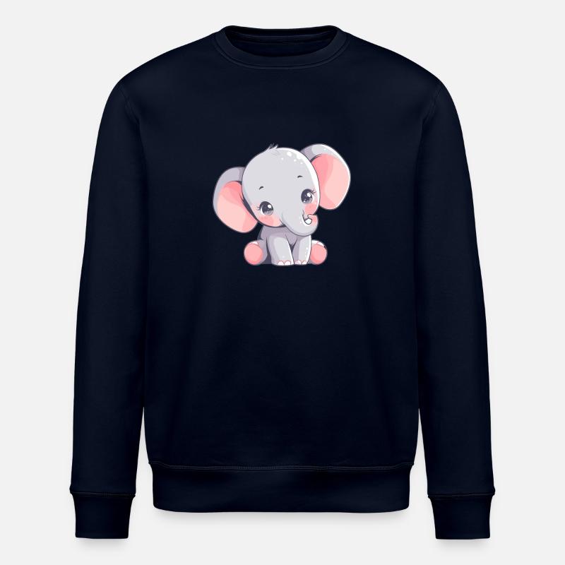 Elephant Elephant - Stanley/Stella ROLLER Unisex Organic Sweatshirt - navy