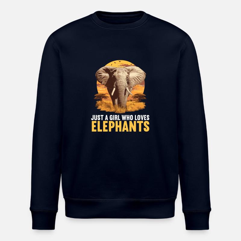 Éléphant Éléphant - Sweat bio ROLLER Stanley/Stella Unisexe - marine