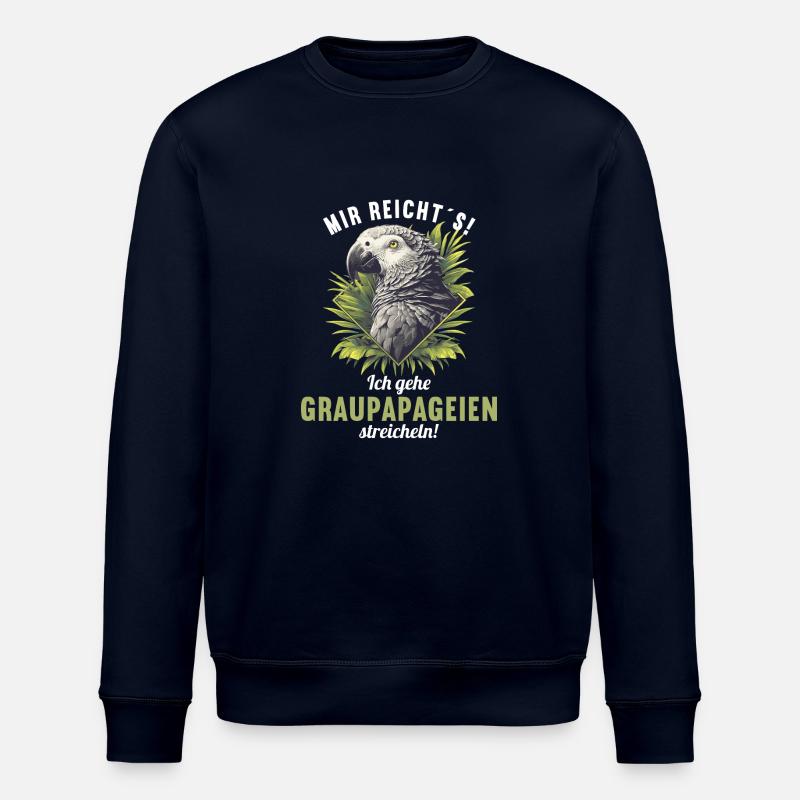 Graupapageien Graupapagei - Stanley/Stella Unisex Bio-Sweatshirt ROLLER - Navy