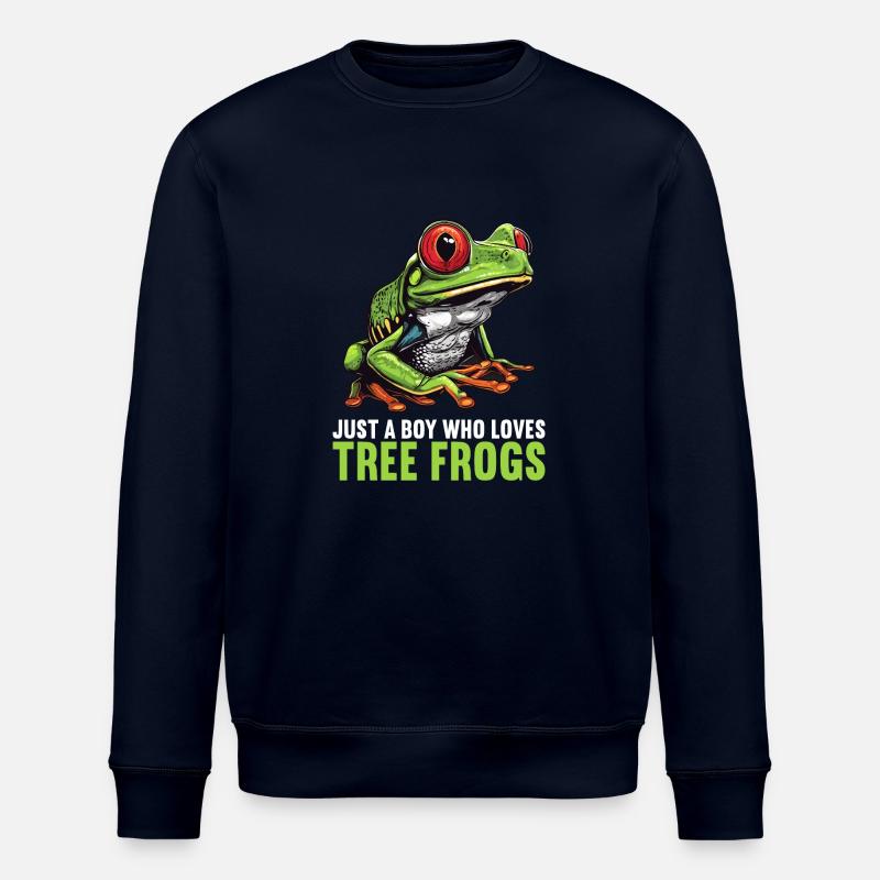 Rainette Baumfrösche Baumfrosch - Sweat bio ROLLER Stanley/Stella Unisexe - marine