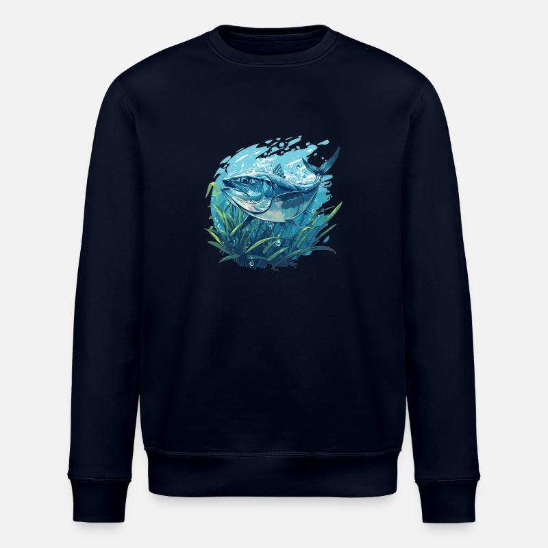 Tuna Thunfische Thunfisch - Stanley/Stella Unisex Bio-Sweatshirt ROLLER - Navy
