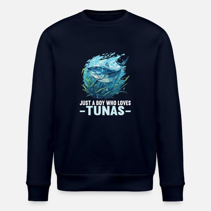 Tuna Thunfische Thunfisch - Stanley/Stella ROLLER Unisex Organic Sweatshirt - navy