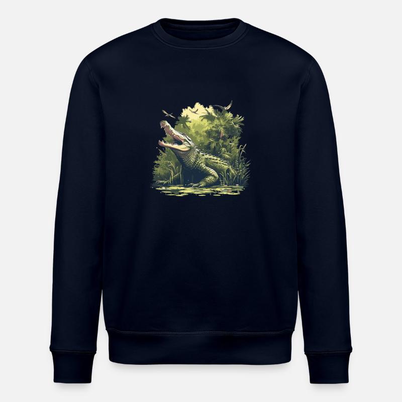 Alligatoren Alligator - Stanley/Stella Unisex Bio-Sweatshirt ROLLER - Navy