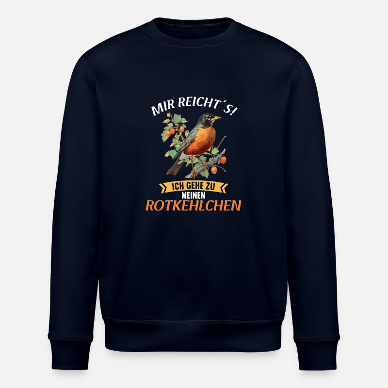 Robin Rotkehlchen - Stanley/Stella Unisex Bio-Sweatshirt ROLLER - Navy