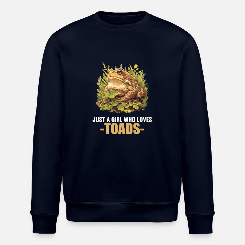 Toad Toads Toad - Stanley/Stella ROLLER Unisex Organic Sweatshirt - navy