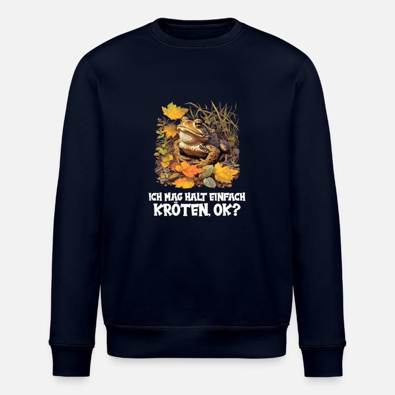 Toad Kröten Kröte - Stanley/Stella Unisex Bio-Sweatshirt ROLLER - Navy