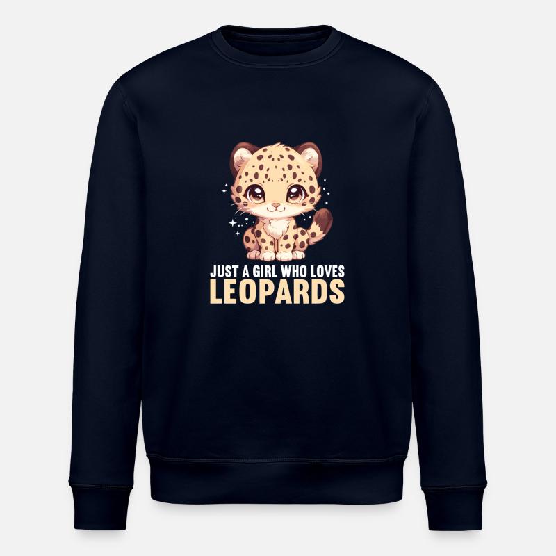 Léopard léopard - Sweat bio ROLLER Stanley/Stella Unisexe - marine