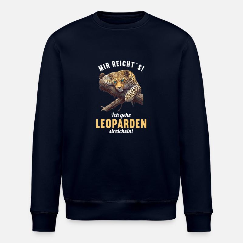 Léopard léopard - Sweat bio ROLLER Stanley/Stella Unisexe - marine