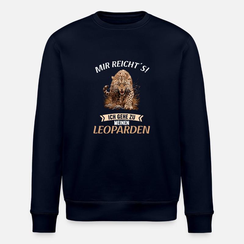 Leoparden Leopard - Stanley/Stella Unisex Bio-Sweatshirt ROLLER - Navy