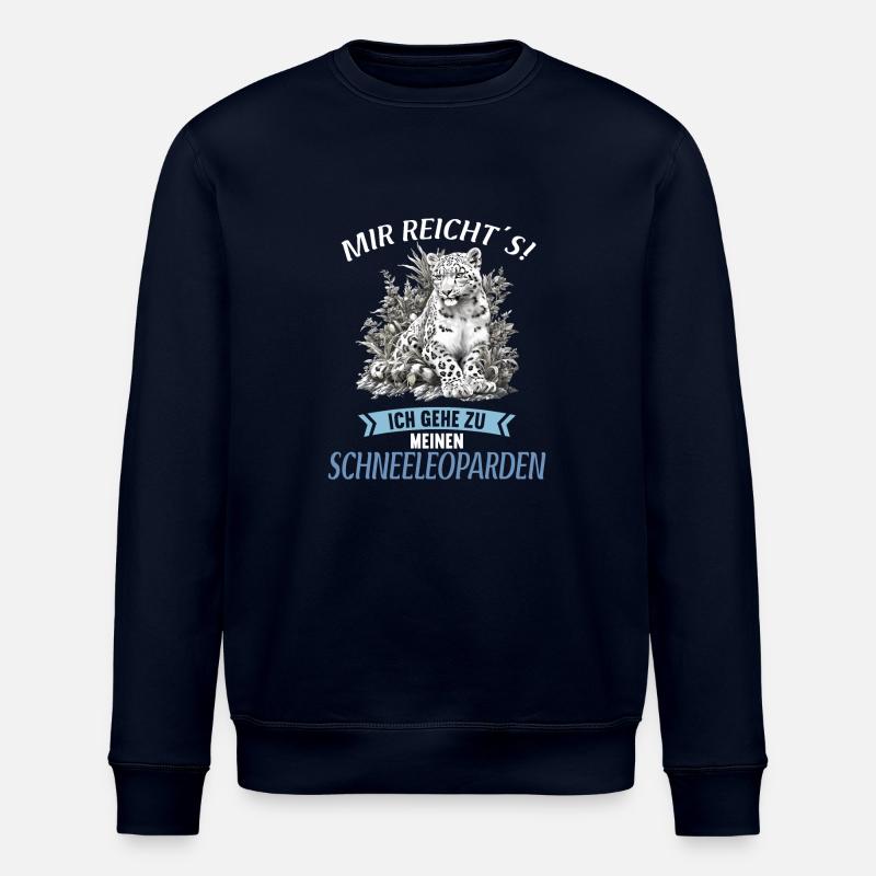 Léopard des neiges Schneeleoparden Schneeleopard - Sweat bio ROLLER Stanley/Stella Unisexe - marine