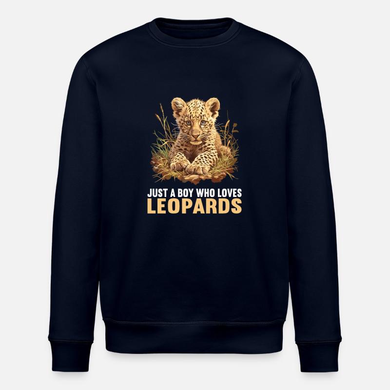 Leoparden Leopard - Stanley/Stella Unisex Bio-Sweatshirt ROLLER - Navy