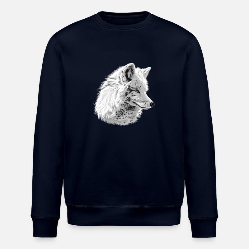 Arctic Fox Polarfüchse Polarfuchs - Stanley/Stella ROLLER Unisex Organic Sweatshirt - navy