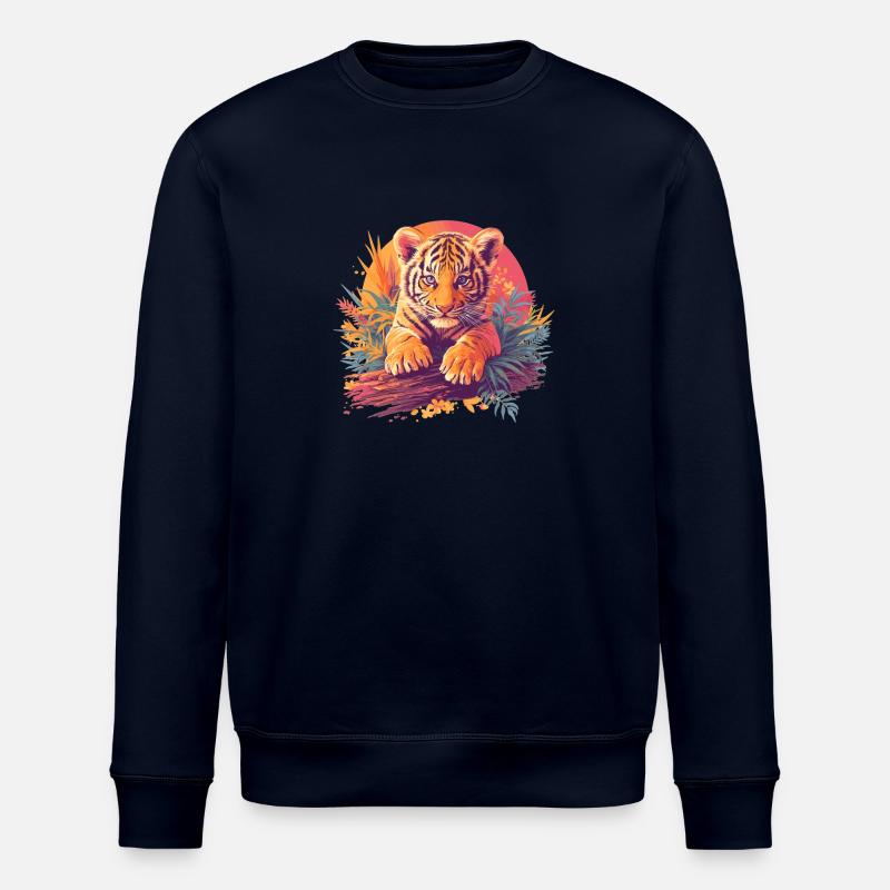 Tiger - Stanley/Stella Unisex Bio-Sweatshirt ROLLER - Navy