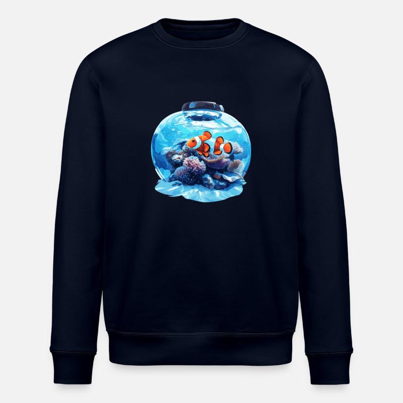 Clownfish Clownfische Clownfisch - Stanley/Stella Unisex Bio-Sweatshirt ROLLER - Navy