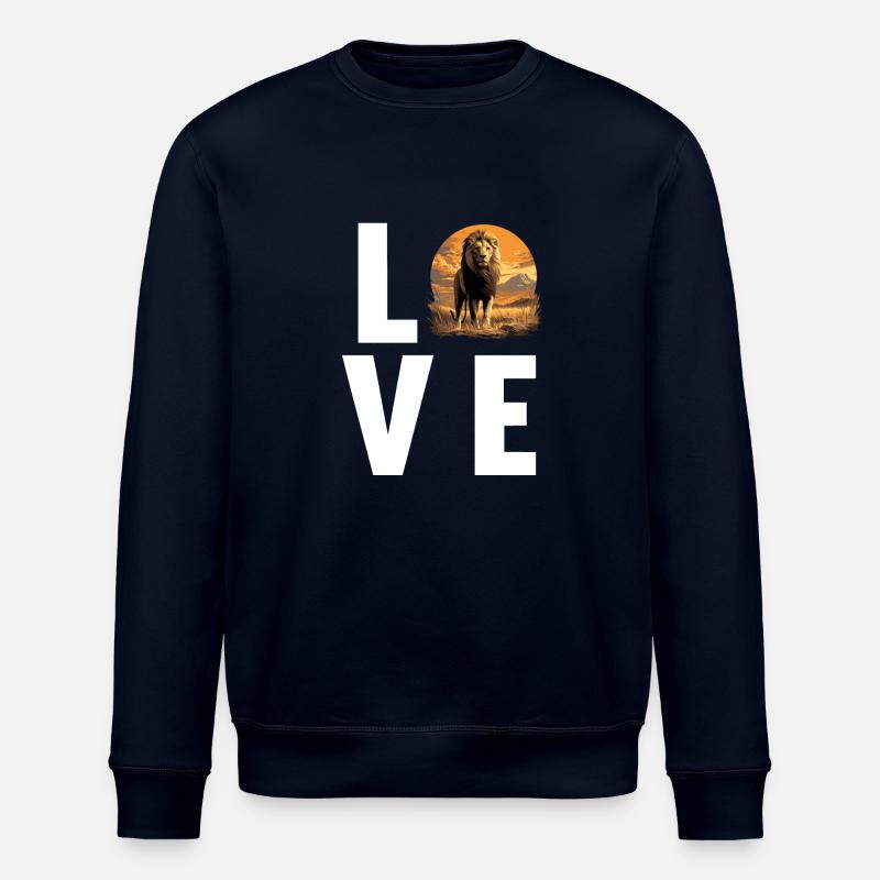 Lion Löwen Löwe - Sweat bio ROLLER Stanley/Stella Unisexe - marine
