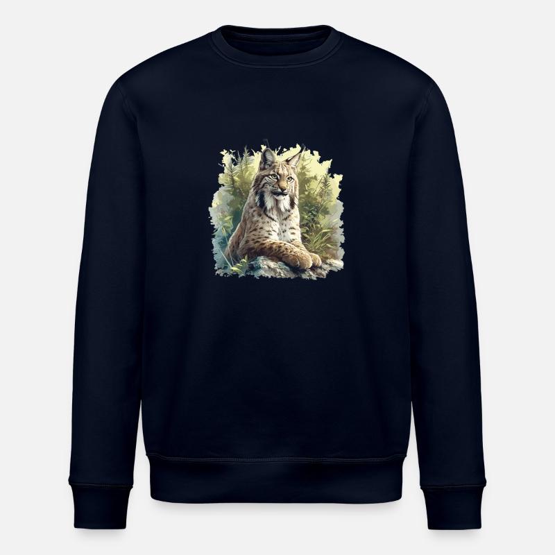 Lynx Luchse Luchs - Sweat bio ROLLER Stanley/Stella Unisexe - marine
