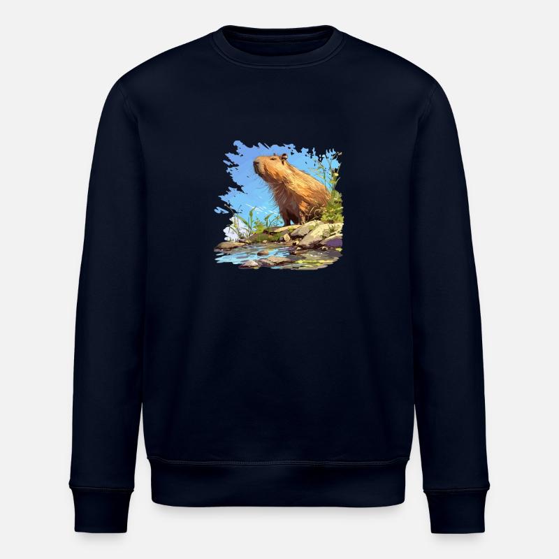 Capybaras Capybara - Sweat bio ROLLER Stanley/Stella Unisexe - marine