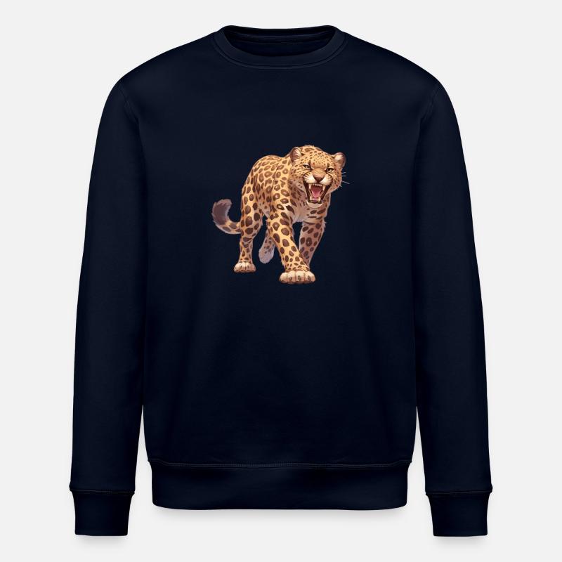 Léopard léopard - Sweat bio ROLLER Stanley/Stella Unisexe - marine