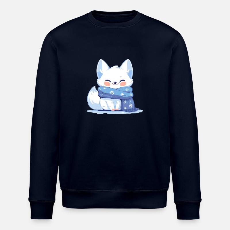 Renard arctique Polarfüchse Polarfuchs - Sweat bio ROLLER Stanley/Stella Unisexe - marine