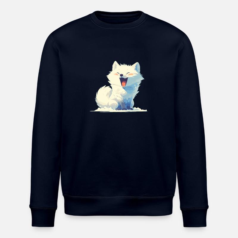 Arctic Fox Polarfüchse Polarfuchs - Stanley/Stella ROLLER Unisex Organic Sweatshirt - navy