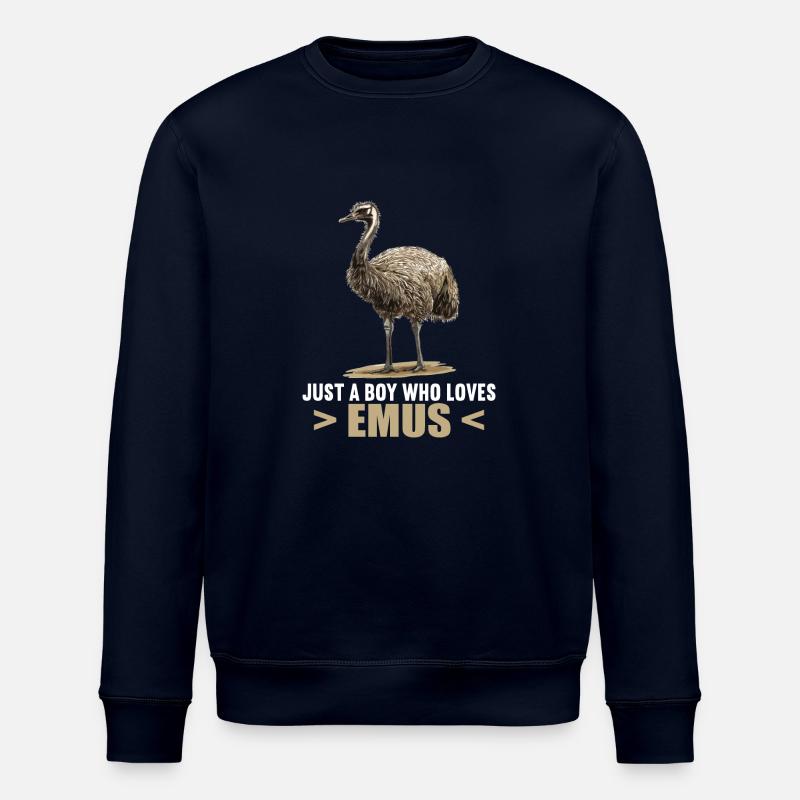 Emus Emu - Stanley/Stella ROLLER Unisex Organic Sweatshirt - navy