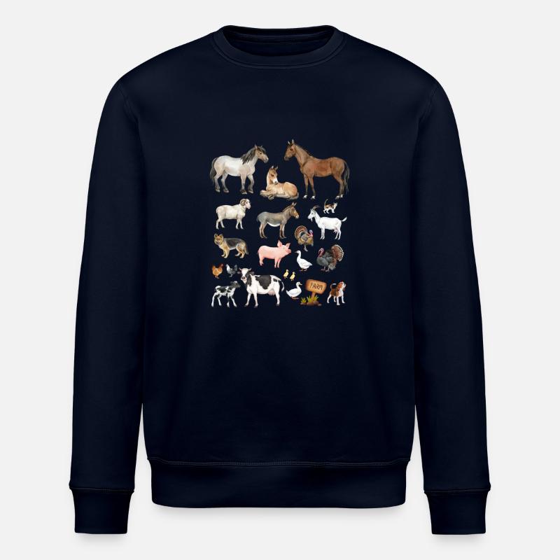 Nutztiere - Stanley/Stella Unisex Bio-Sweatshirt ROLLER - Navy