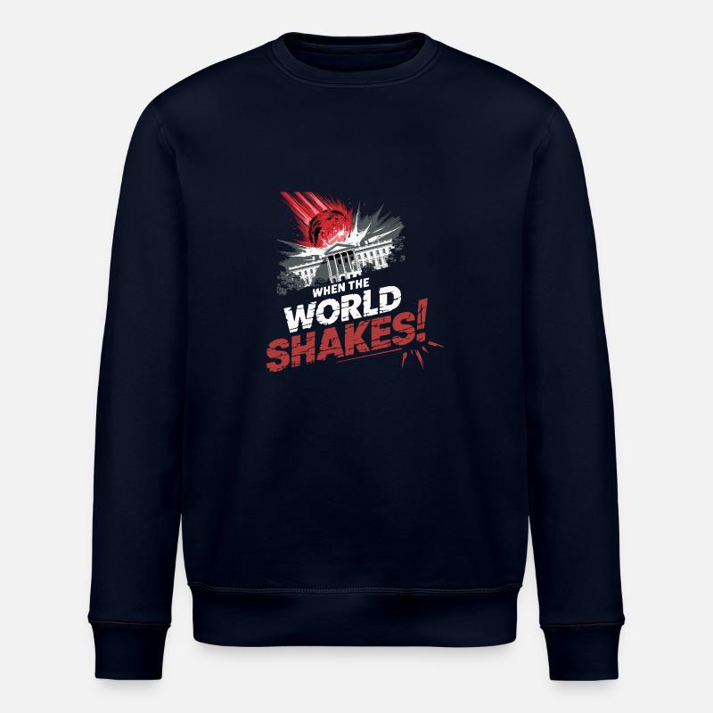 QUAND LE MONDE TREMBLE - Sweat bio ROLLER Stanley/Stella Unisexe - marine