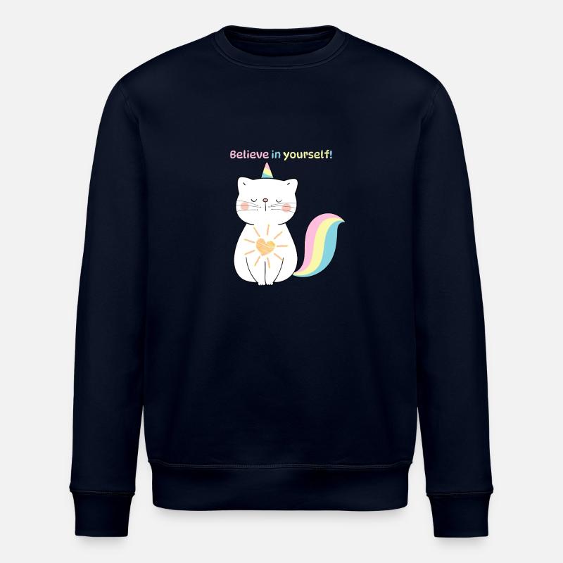 Believe in yourself - Stanley/Stella Unisex Bio-Sweatshirt ROLLER - Navy