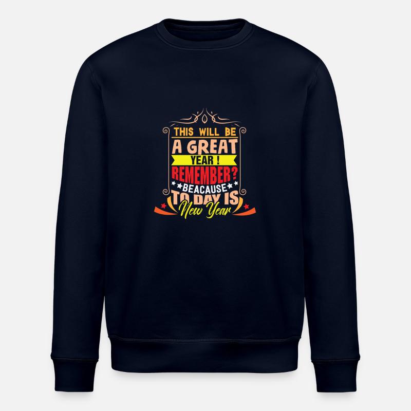 Nouvel An 10 - Sweat bio ROLLER Stanley/Stella Unisexe - marine