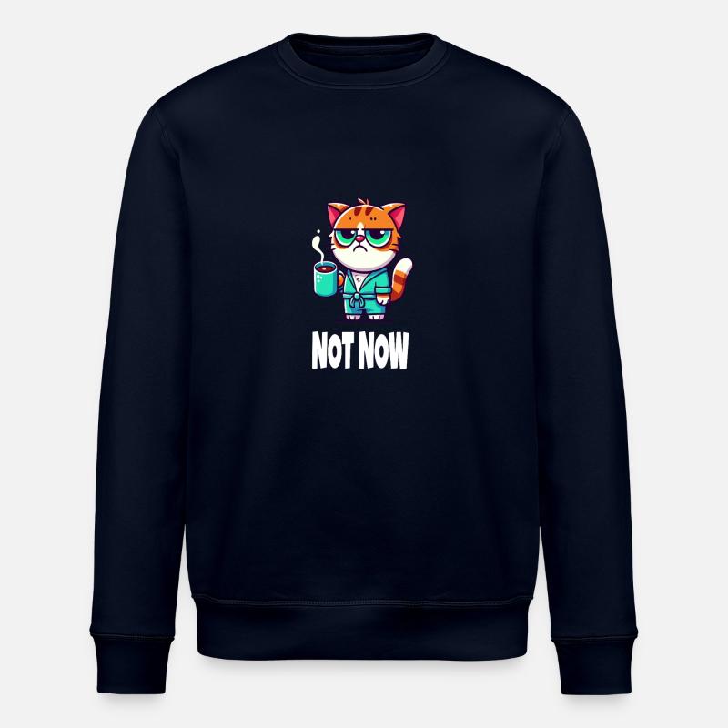 NOT NOW - Stanley/Stella Unisex Bio-Sweatshirt ROLLER - Navy