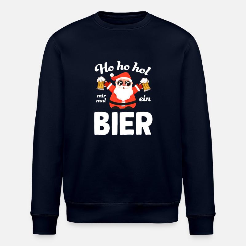 bier9 Zeichenfläche 1 - Stanley/Stella Unisex Bio-Sweatshirt ROLLER - Navy