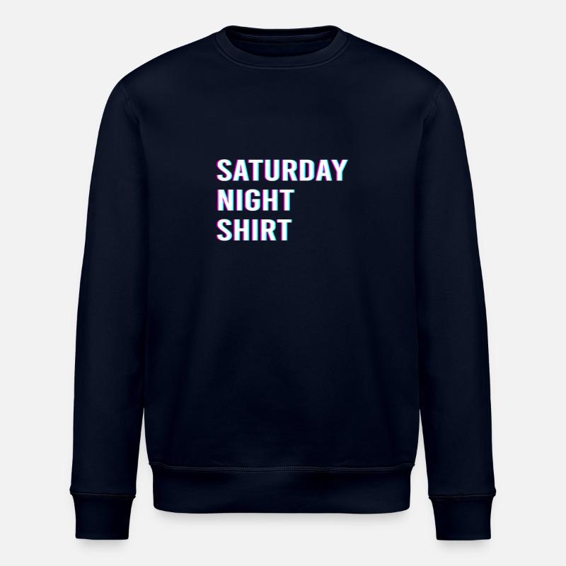 Saturday evening - Stanley/Stella ROLLER Unisex Organic Sweatshirt - navy
