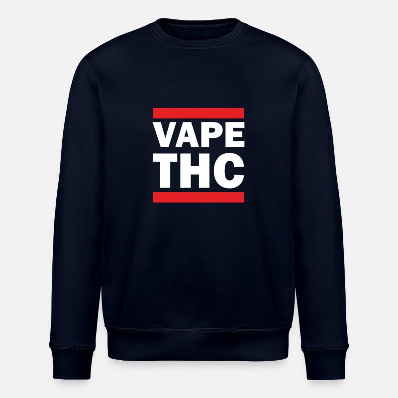 Vape THC White - Stanley/Stella ROLLER Unisex Organic Sweatshirt - navy