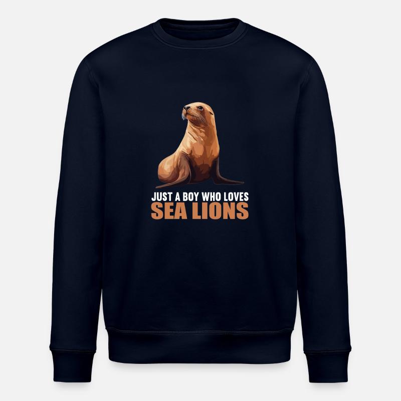 Seelöwen Seelöwe - Stanley/Stella Unisex Bio-Sweatshirt ROLLER - Navy