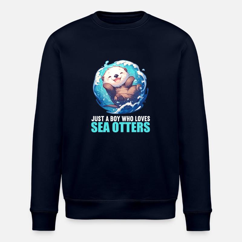 Loutre de mer - Sweat bio ROLLER Stanley/Stella Unisexe - marine