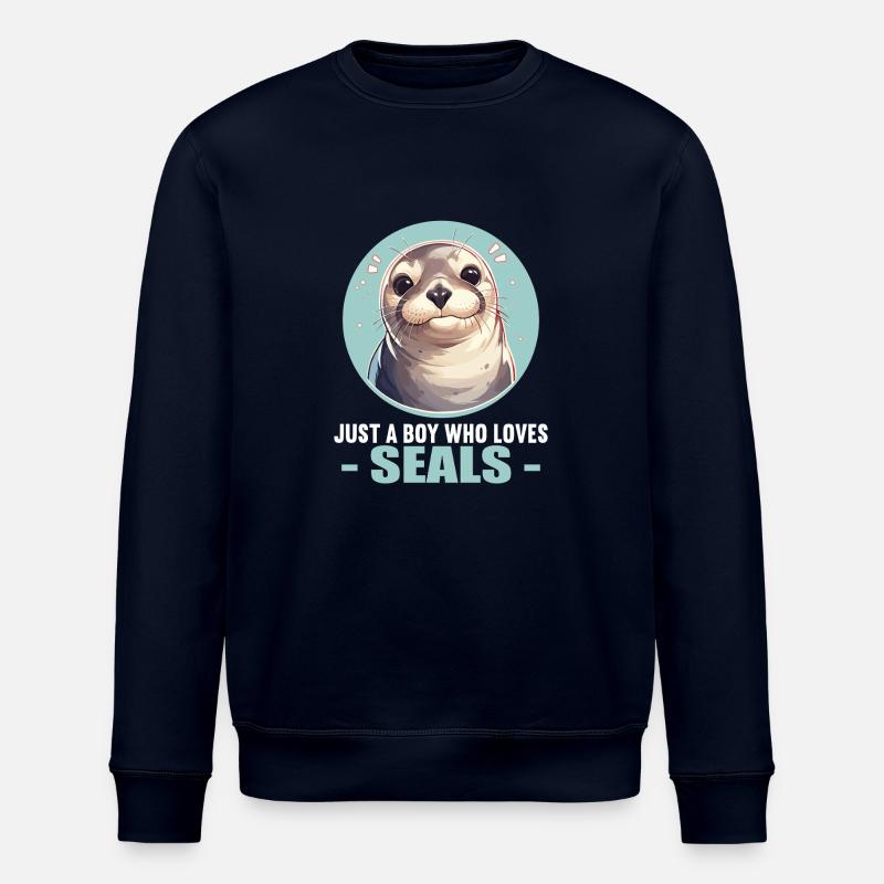 Seals, Seal - Stanley/Stella ROLLER Unisex Organic Sweatshirt - navy