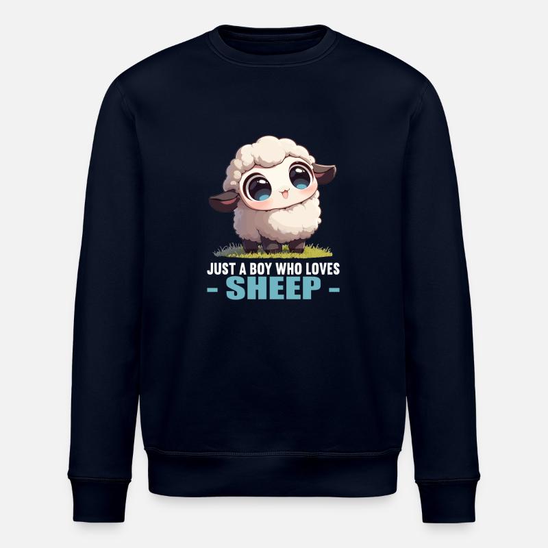 Mouton Mouton - Sweat bio ROLLER Stanley/Stella Unisexe - marine