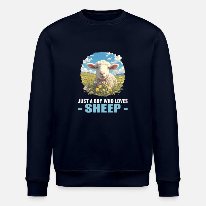 Mouton Mouton - Sweat bio ROLLER Stanley/Stella Unisexe - marine