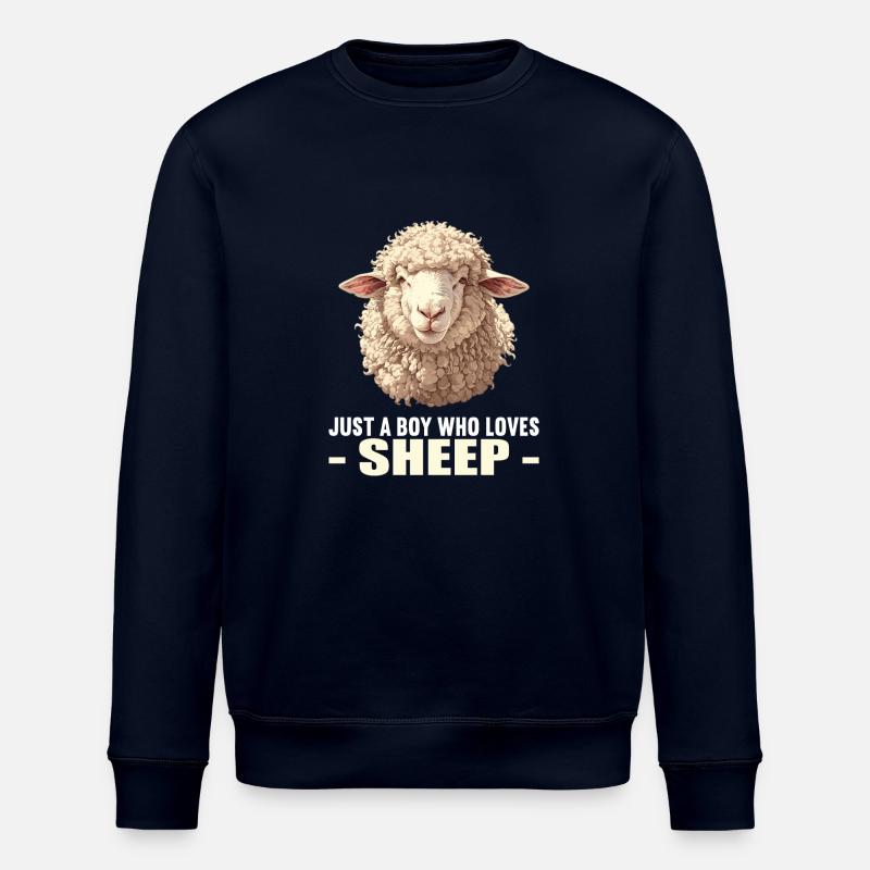 Sheep Sheep - Stanley/Stella ROLLER Unisex Organic Sweatshirt - navy