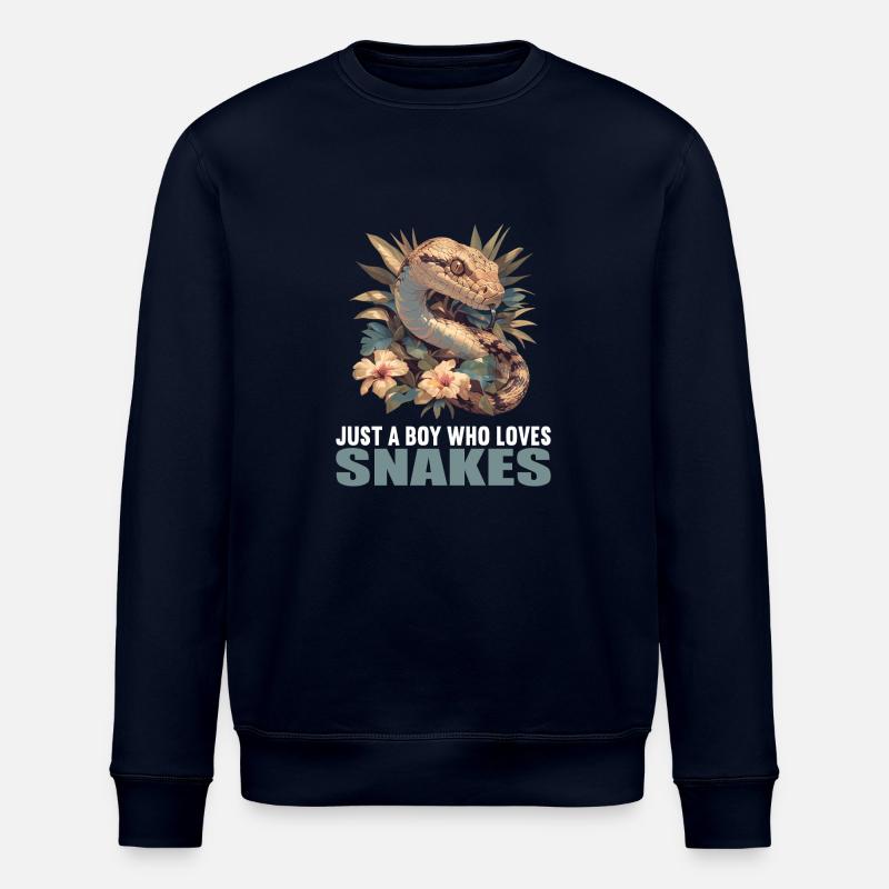 Schlangen Schlange - Stanley/Stella Unisex Bio-Sweatshirt ROLLER - Navy