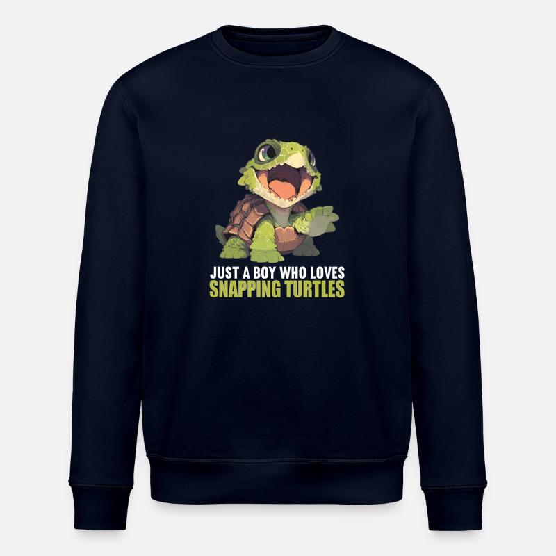 Schnappschildkröten Schnappschildkröte - Stanley/Stella Unisex Bio-Sweatshirt ROLLER - Navy