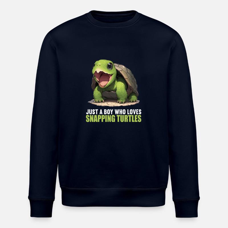Snapping Turtles Snapping Turtle - Stanley/Stella ROLLER Unisex Organic Sweatshirt - navy
