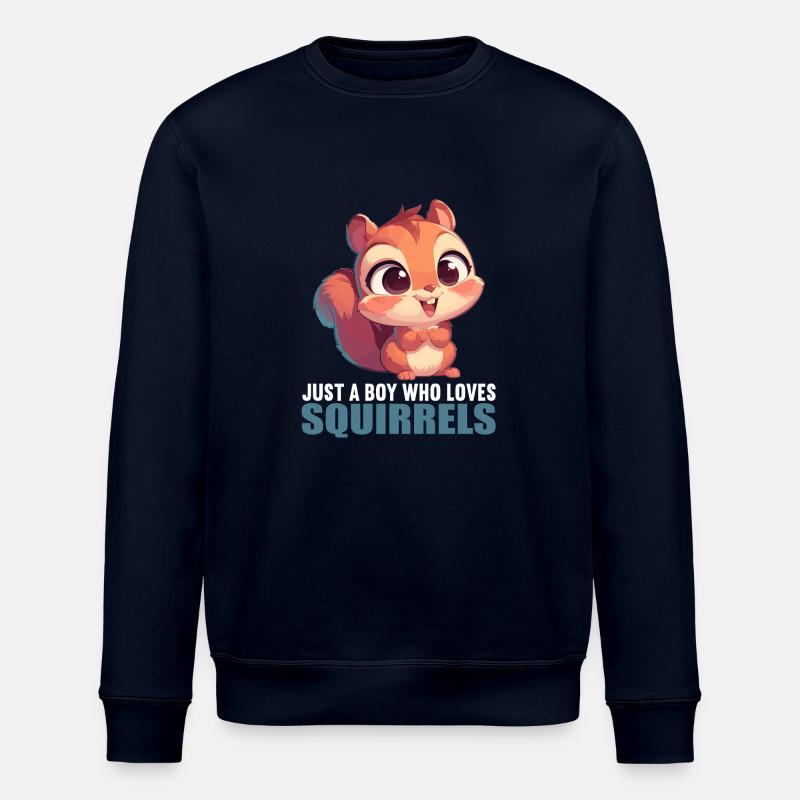 Squirrel - Stanley/Stella ROLLER Unisex Organic Sweatshirt - navy