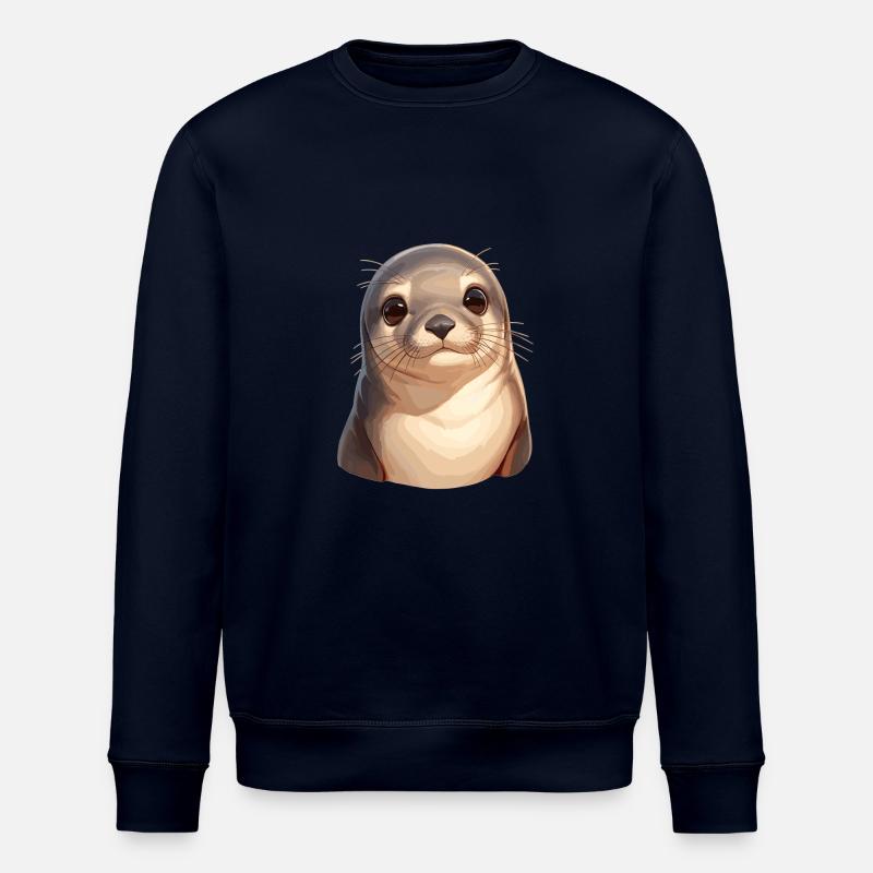 Seelöwen Seelöwe - Stanley/Stella Unisex Bio-Sweatshirt ROLLER - Navy