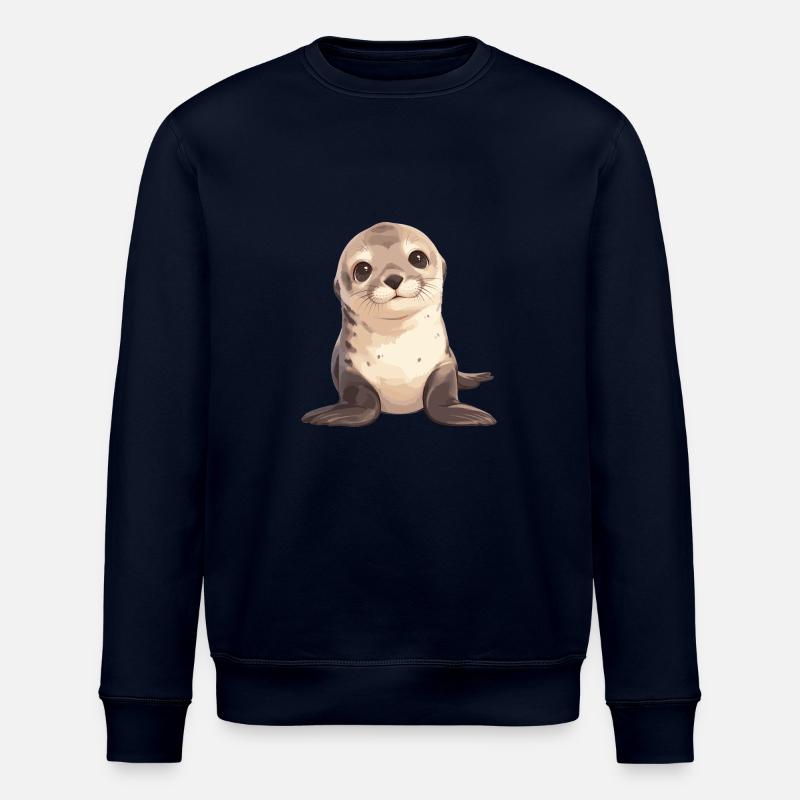 Seelöwen Seelöwe - Stanley/Stella Unisex Bio-Sweatshirt ROLLER - Navy
